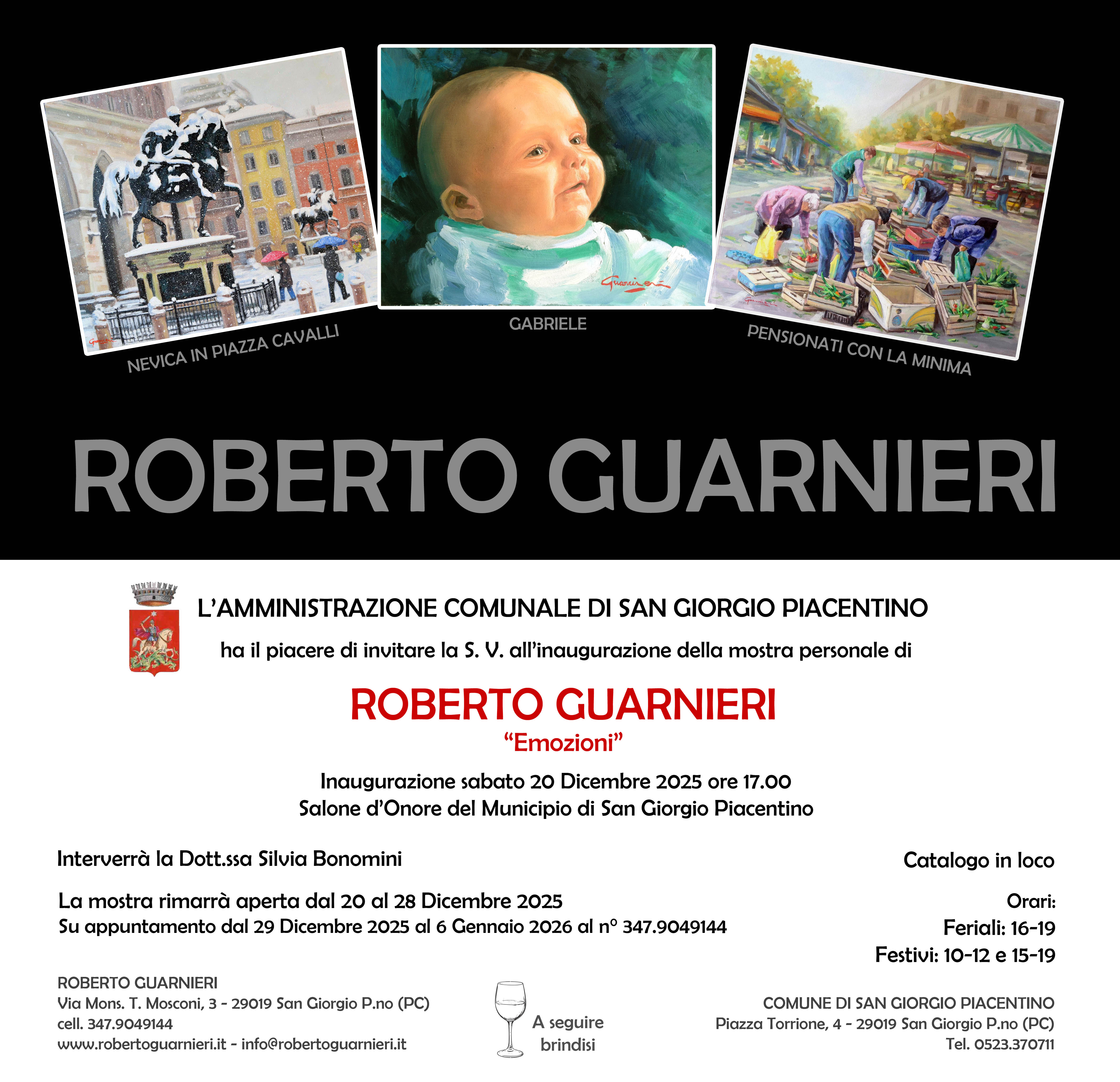 ROBERTO GUARNIERI - Emozioni - 20 dicembre 2025